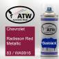 Preview: Chevrolet, Radisson Red Metallic, 83 / WA9916: 400ml Sprühdose, von ATW Autoteile West.